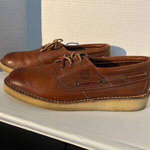 Timberland Vintage 3 EYE Brown Oxford / Boat Shoes Men's Size 11 E.U.C. "RARE"